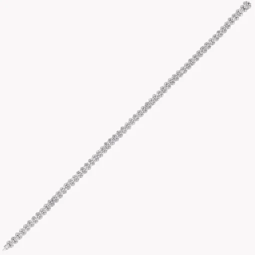 Graff Triple Row Diamond Bracelet^ Bridal Jewelry|White Diamond