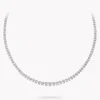 Graff White Oval Diamond Graduated Line Necklace^ Bridal Jewelry|White Diamond