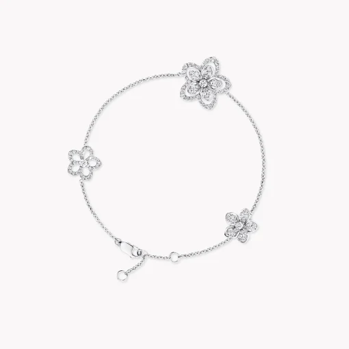 Graff Wild Flower Diamond Bracelet^ White Gold|Wild Flower