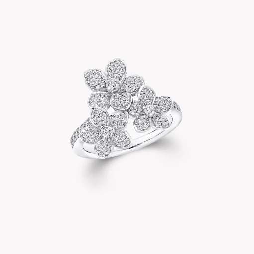 Graff Wild Flower Diamond Cluster Ring^ White Gold|Wild Flower