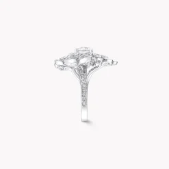 Graff Wild Flower Diamond Cluster Ring^ White Gold|White Diamond