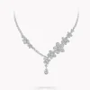 Graff Wild Flower Diamond Drop Necklace^ Bridal Jewelry|White Diamond