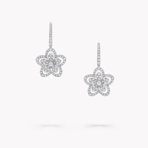 Graff Wild Flower Diamond Earrings^ White Gold|Wild Flower