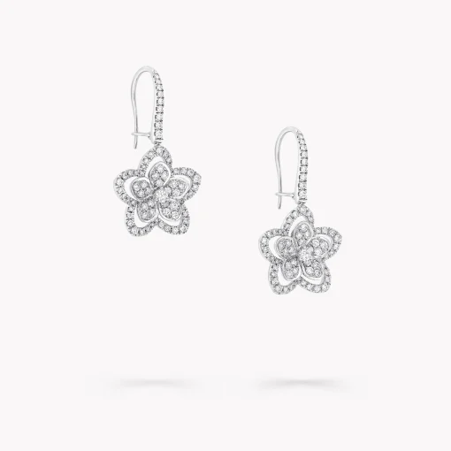Graff Wild Flower Diamond Earrings^ White Gold|Wild Flower