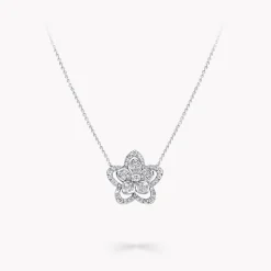 Graff Wild Flower Diamond Pendant^ White Gold|Wild Flower