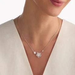 Graff Wild Flower Double Diamond Pendant^ White Gold|Wild Flower