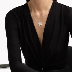 Graff Wild Flower Large Diamond Pendant^ White Gold|Wild Flower