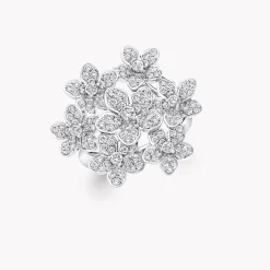Graff Wild Flower Large Diamond Cluster Ring^ Wild Flower|Rings
