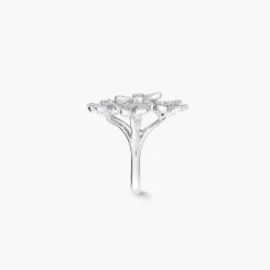 Graff Wild Flower Large Diamond Cluster Ring^ Wild Flower|Rings