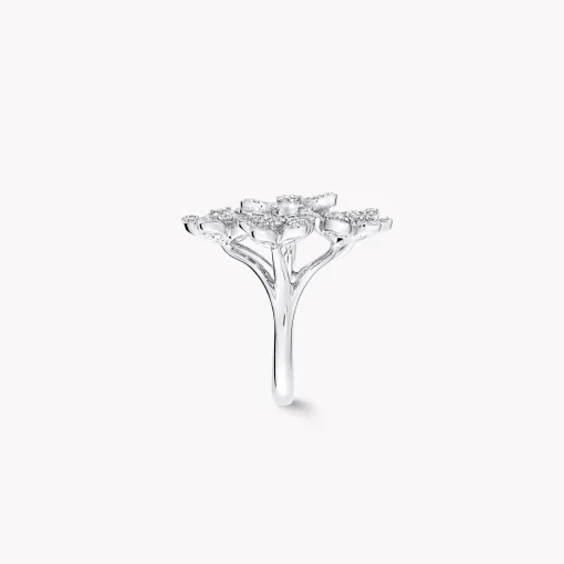 Graff Wild Flower Large Diamond Cluster Ring^ Wild Flower|Rings