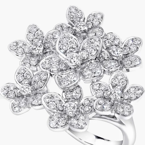 Graff Wild Flower Large Diamond Cluster Ring^ Wild Flower|Rings