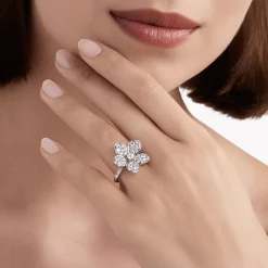 Graff Wild Flower Large Pavé Diamond Ring^ Wild Flower|Rings