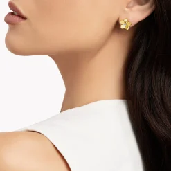 Graff Wild Flower Mini Earrings^ Yellow Gold|Wild Flower