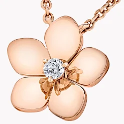 Graff Wild Flower Mini Pendant^ Rose Gold|Wild Flower