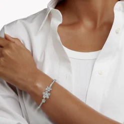 Graff Wild Flower Pavé Diamond Bracelet^ Bridal Jewelry|White Gold