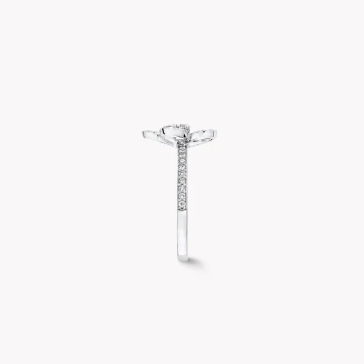 Graff Wild Flower Pavé Diamond Ring^ White Gold|Wild Flower