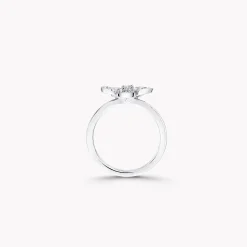 Graff Wild Flower Pavé Diamond Ring^ White Gold|Wild Flower
