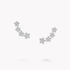 Graff Wild Flower Petite Pavé Diamond Ear Climbers^ Wild Flower|Earrings