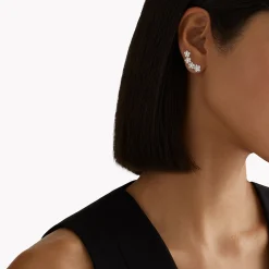 Graff Wild Flower Petite Pavé Diamond Ear Climbers^ Wild Flower|Earrings