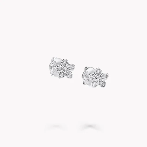 Graff Wild Flower Petite Pavé Diamond Stud Earrings^ Wild Flower|Stud Earrings