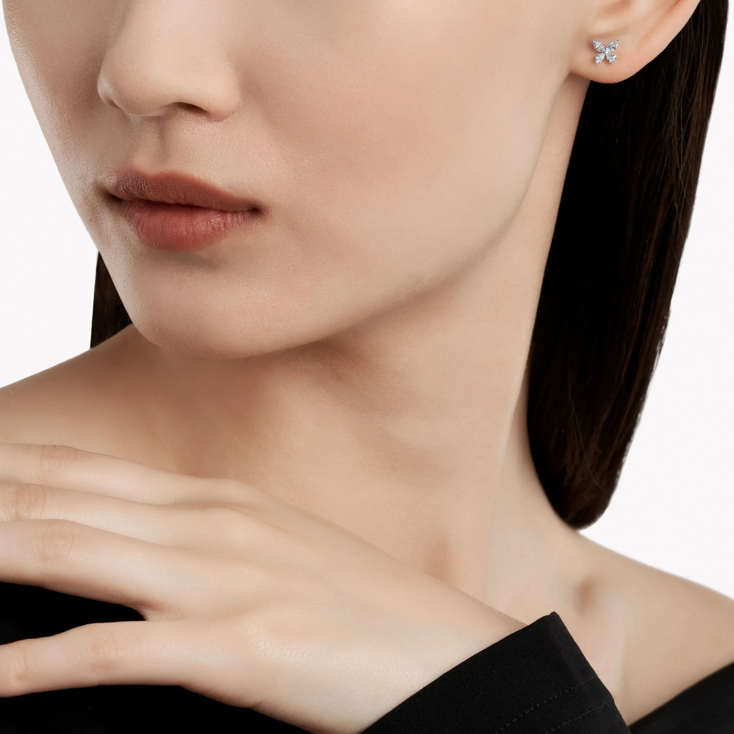Graff Classic Butterfly Diamond Petite Stud Earrings^ White Diamond|Butterfly