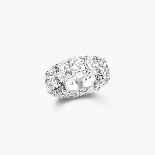 Graff Claw Set Oval Diamond Eternity Ring^ Eternity Rings|For Her