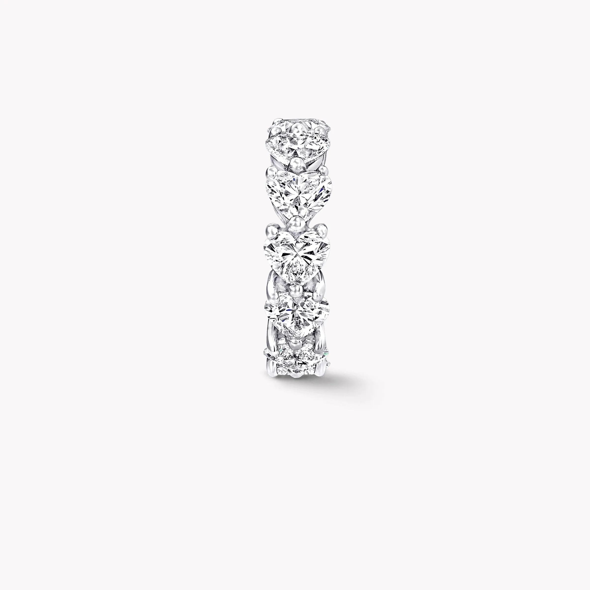 Graff Heart Shape Diamond Wedding Band^ Eternity Rings|For Her