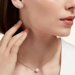 Graff Icon Round Diamond Pendant^ Bridal Jewelry|White Gold