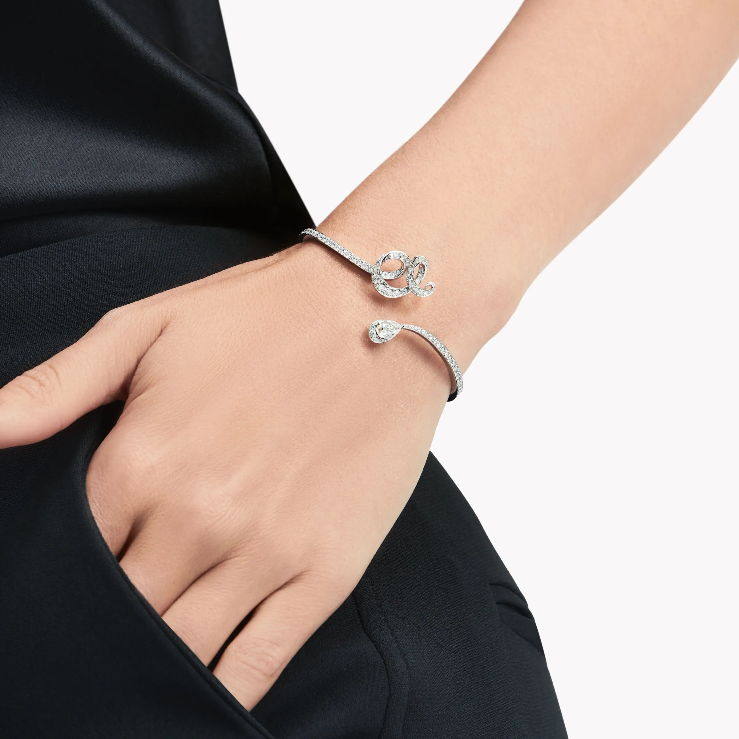 Graff Inspired by Twombly Diamond Drop Bangle^ Bracelets & Bangles