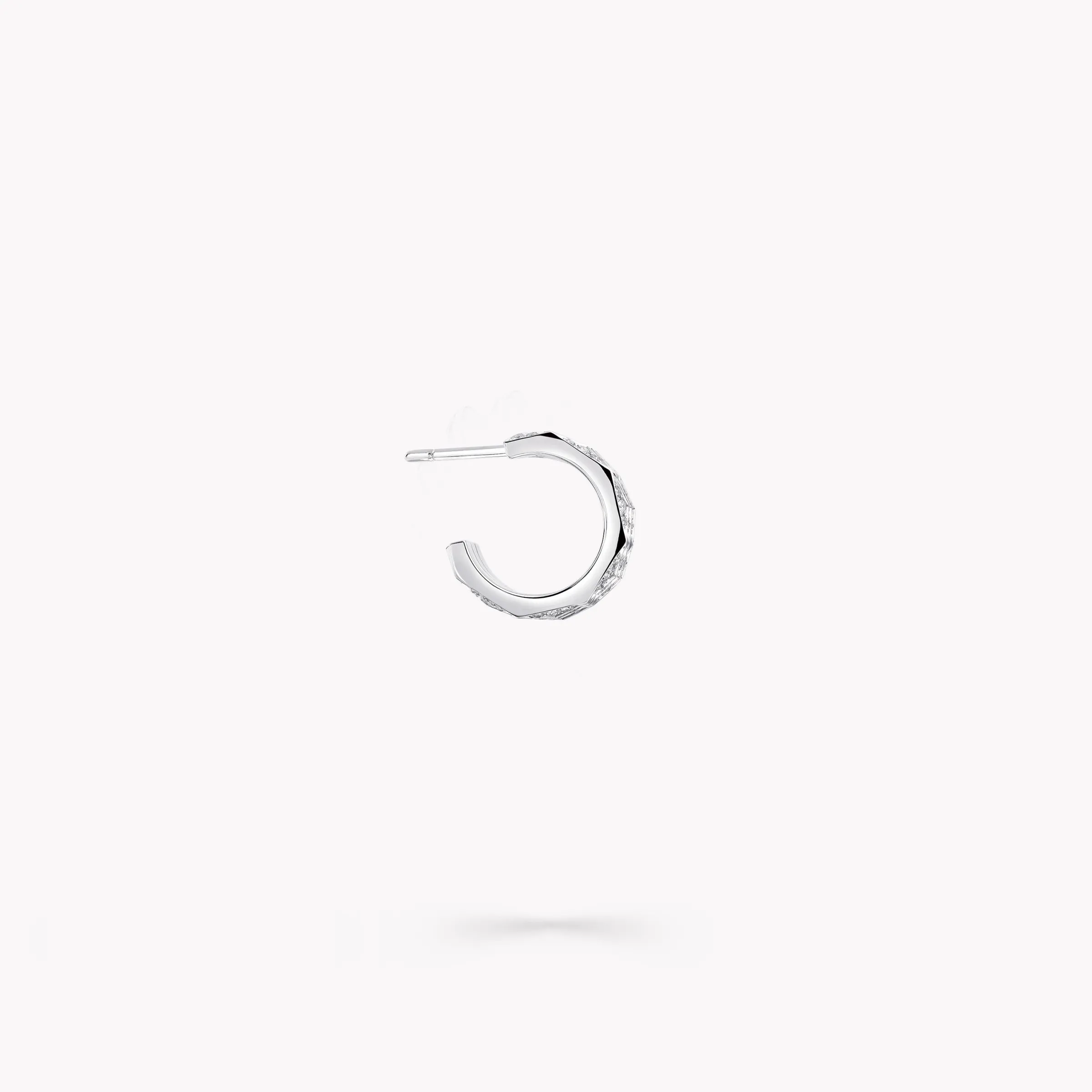 Graff Laurence Signature Pavé Diamond Hoop Earrings^ White Gold|Earrings