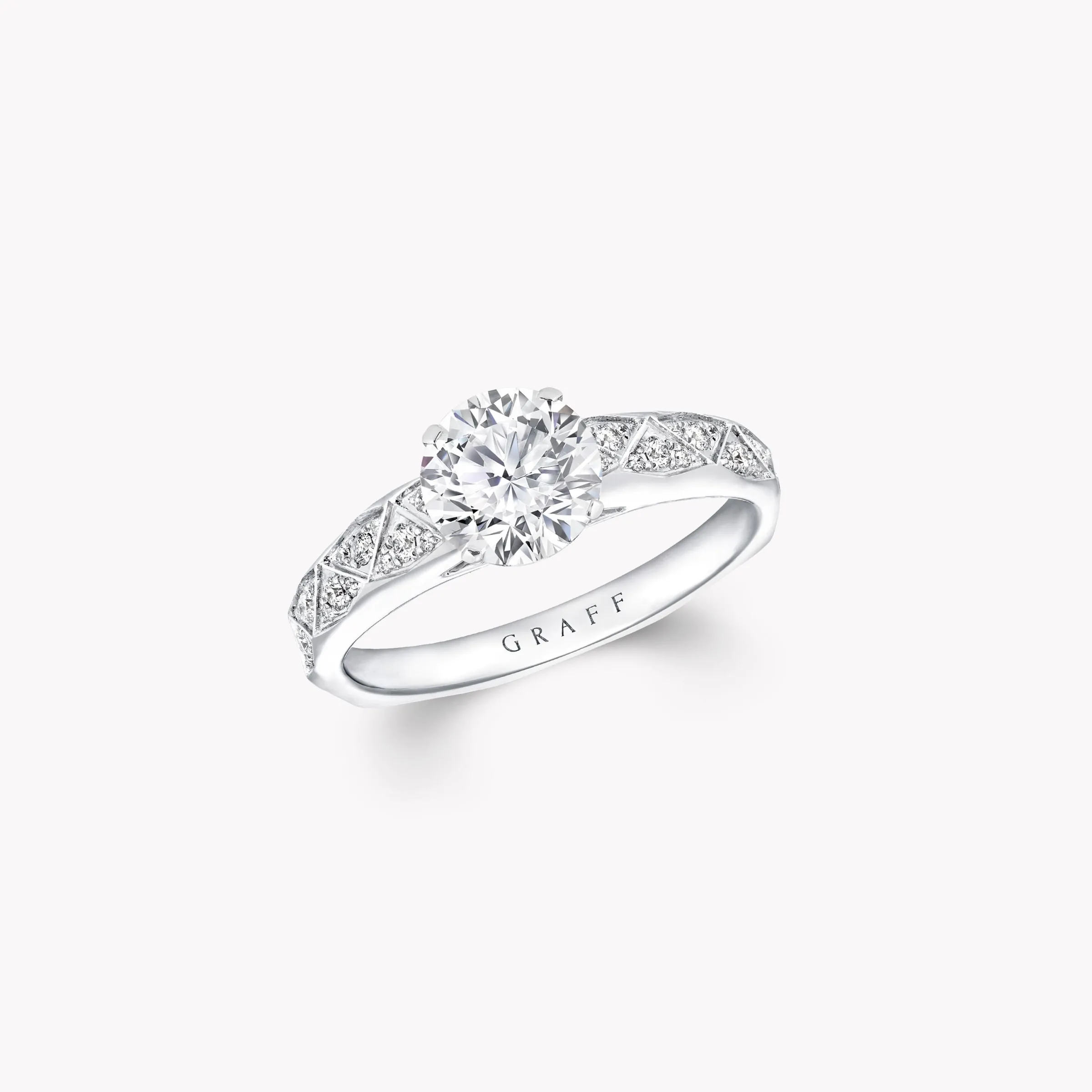 Graff Laurence Signature Round Diamond Engagement Ring^ Round|Laurence Graff Signature