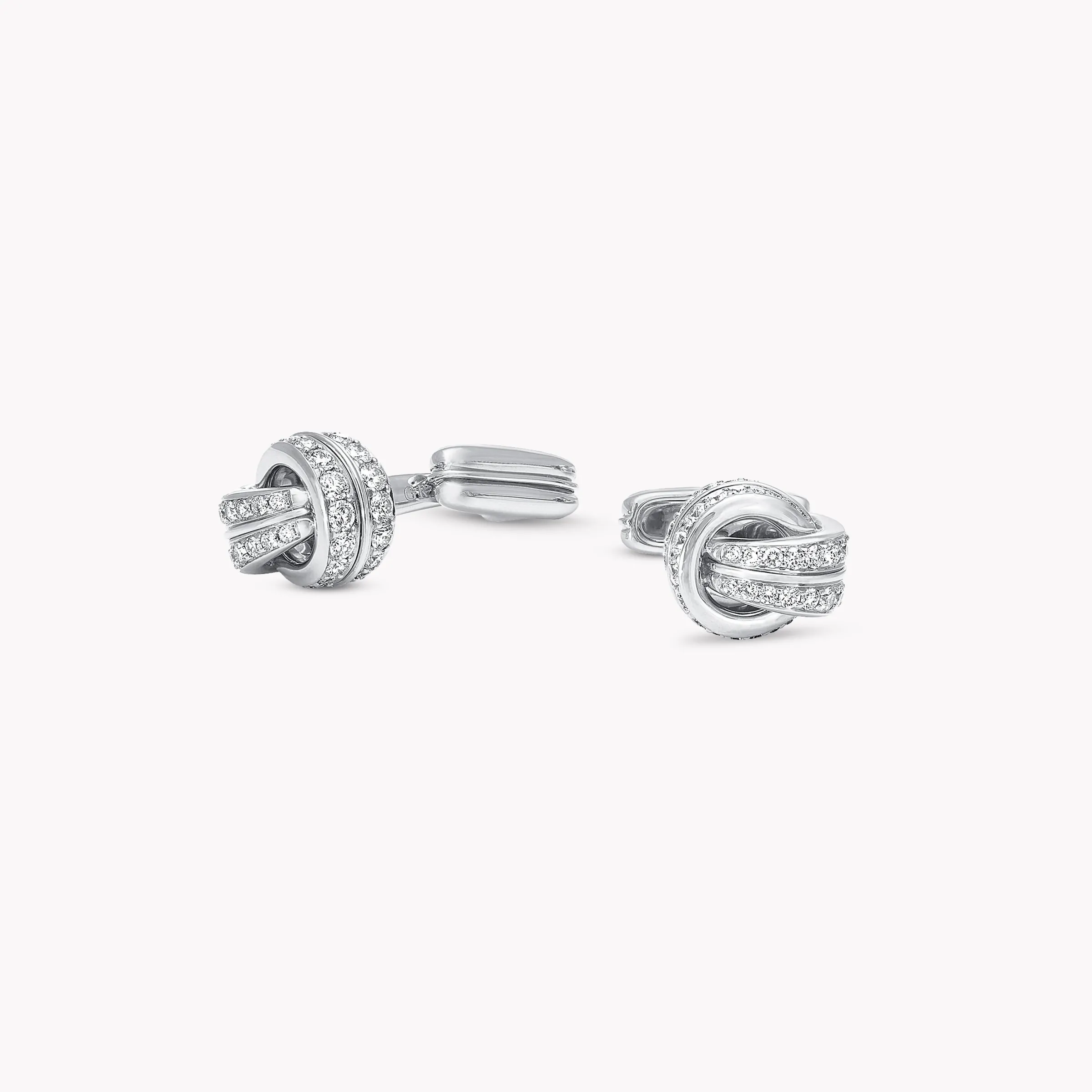 Graff Love Knot Diamond Cufflinks^ Men's Jewelry