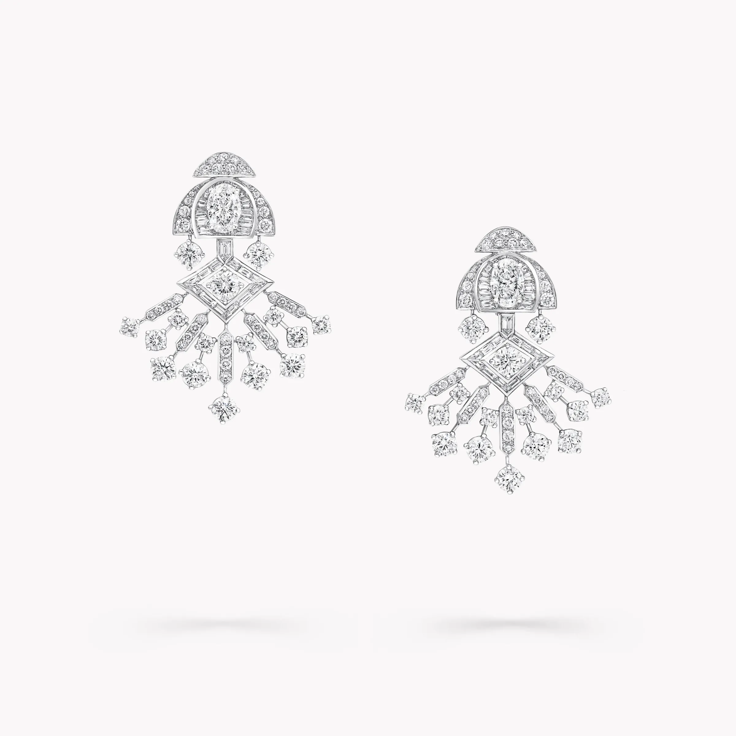 Graff Night Moon Diamond High Jewellery Earrings^ Tribal|Earrings