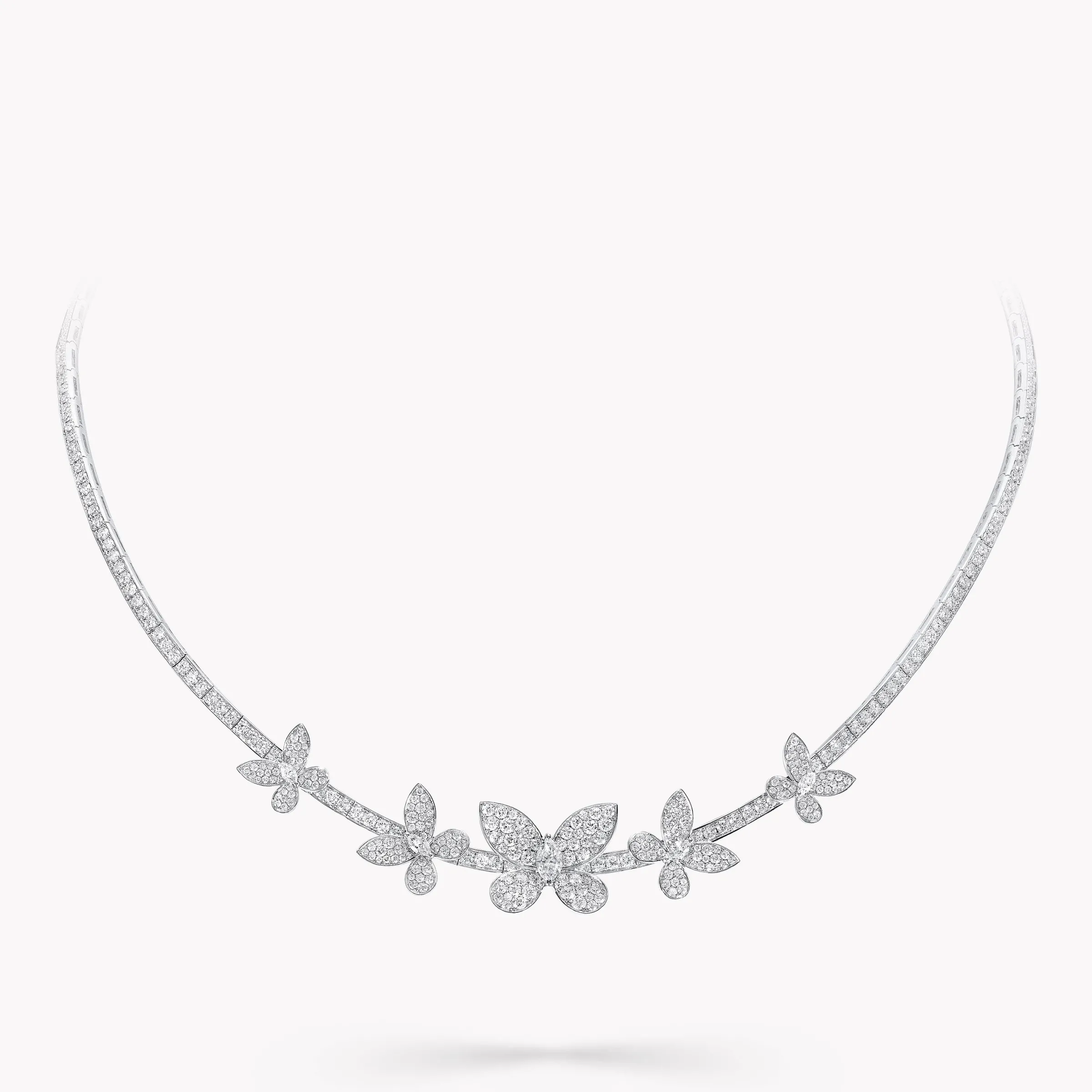 Graff Pavé Butterfly Diamond Necklace^ Bridal Jewelry|Butterfly
