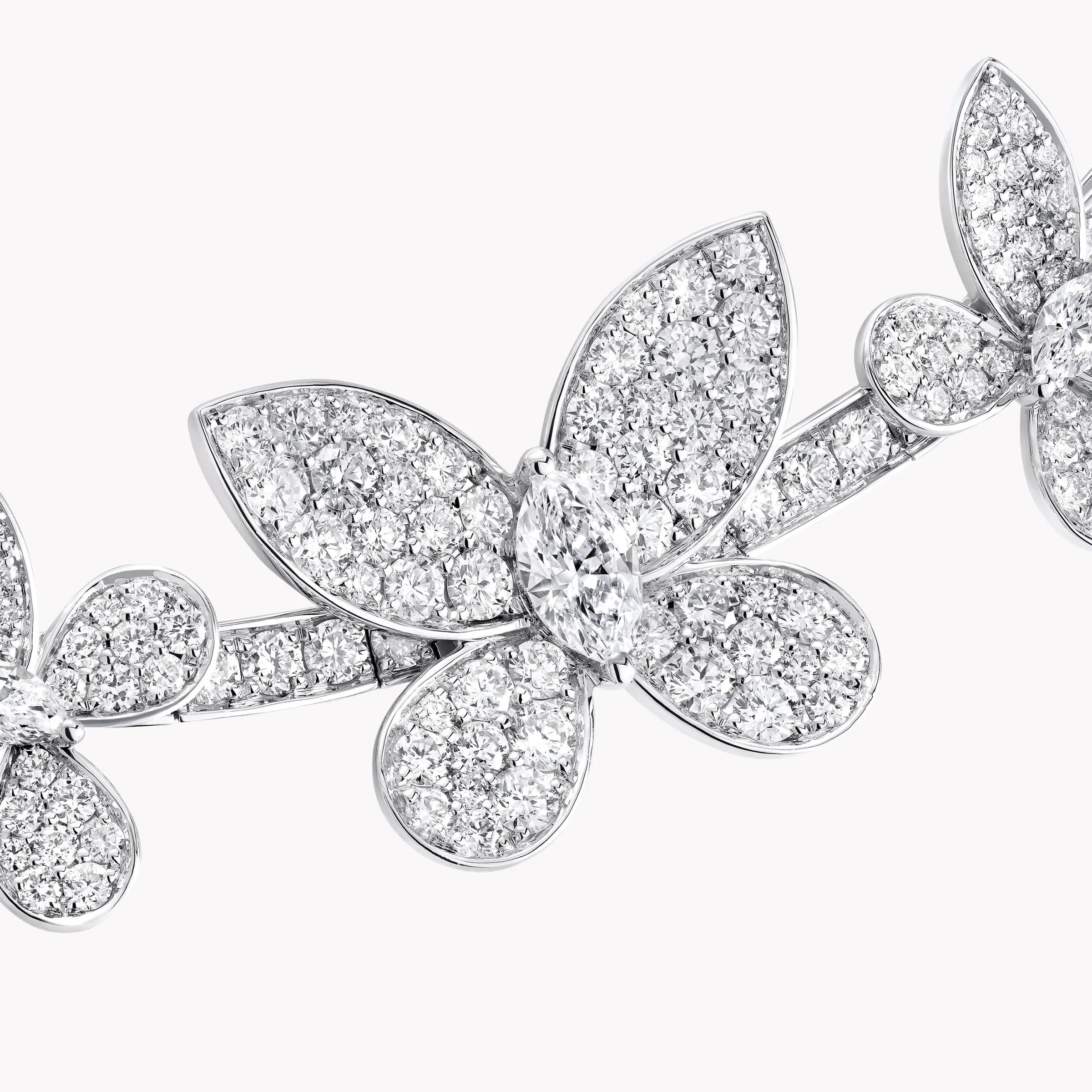 Graff Pavé Butterfly Diamond Necklace^ Bridal Jewelry|Butterfly