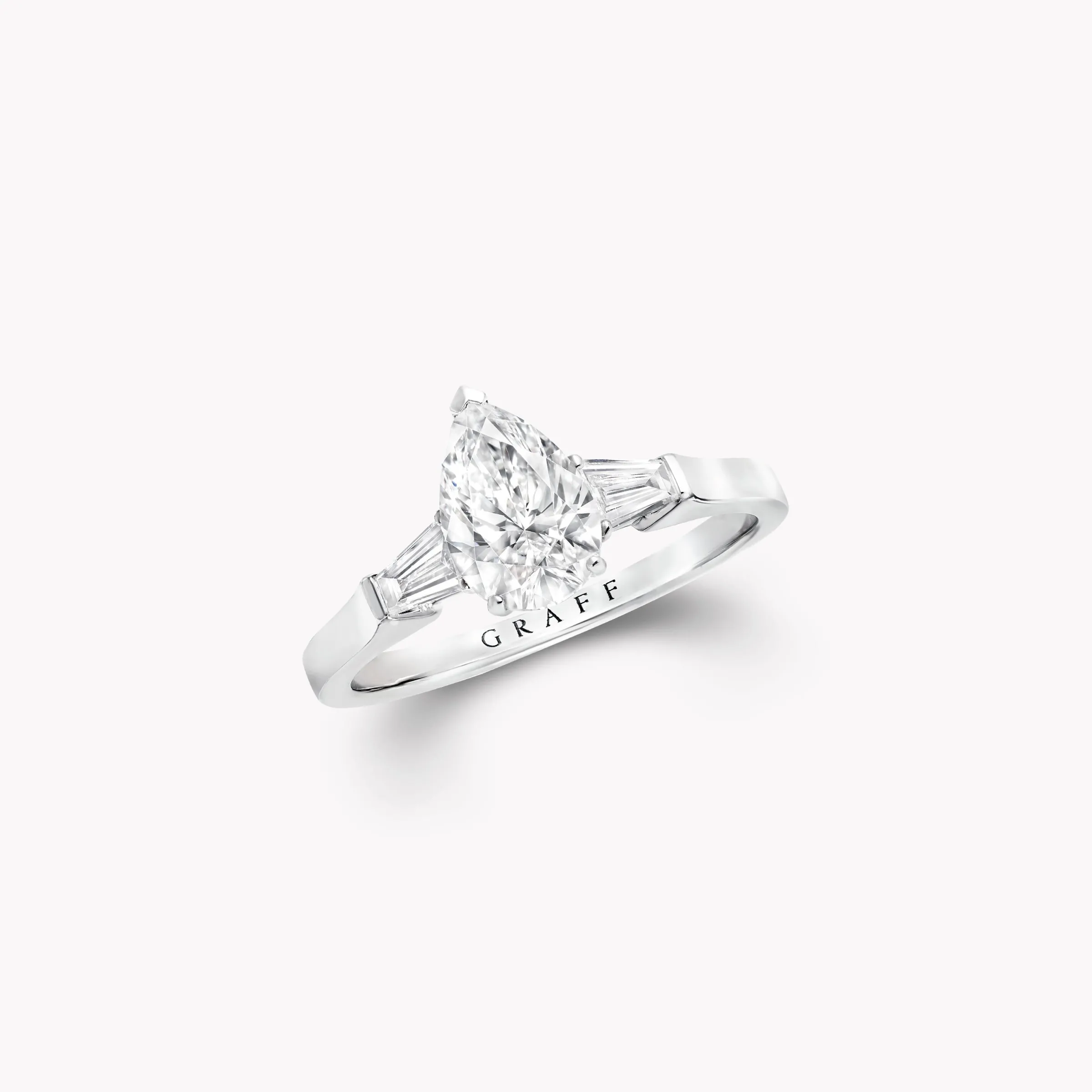Graff Promise Pear Shape Diamond Engagement Ring^ Pear|Promise