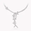Graff Round and Marquise Diamond Pavé Butterfly Necklace^ White Diamond|Butterfly