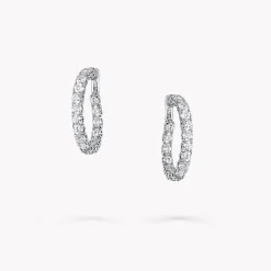 Graff Round Diamond Hoop Earrings^ Classic Graff|Earrings