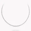 Graff Round Diamond Necklace^ Bridal Jewelry|White Diamond