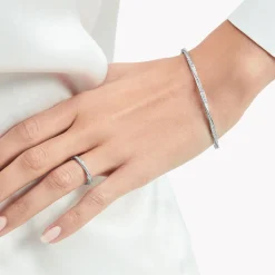 Graff Spiral Pavé Diamond Bangle^ Bridal Jewelry|White Gold