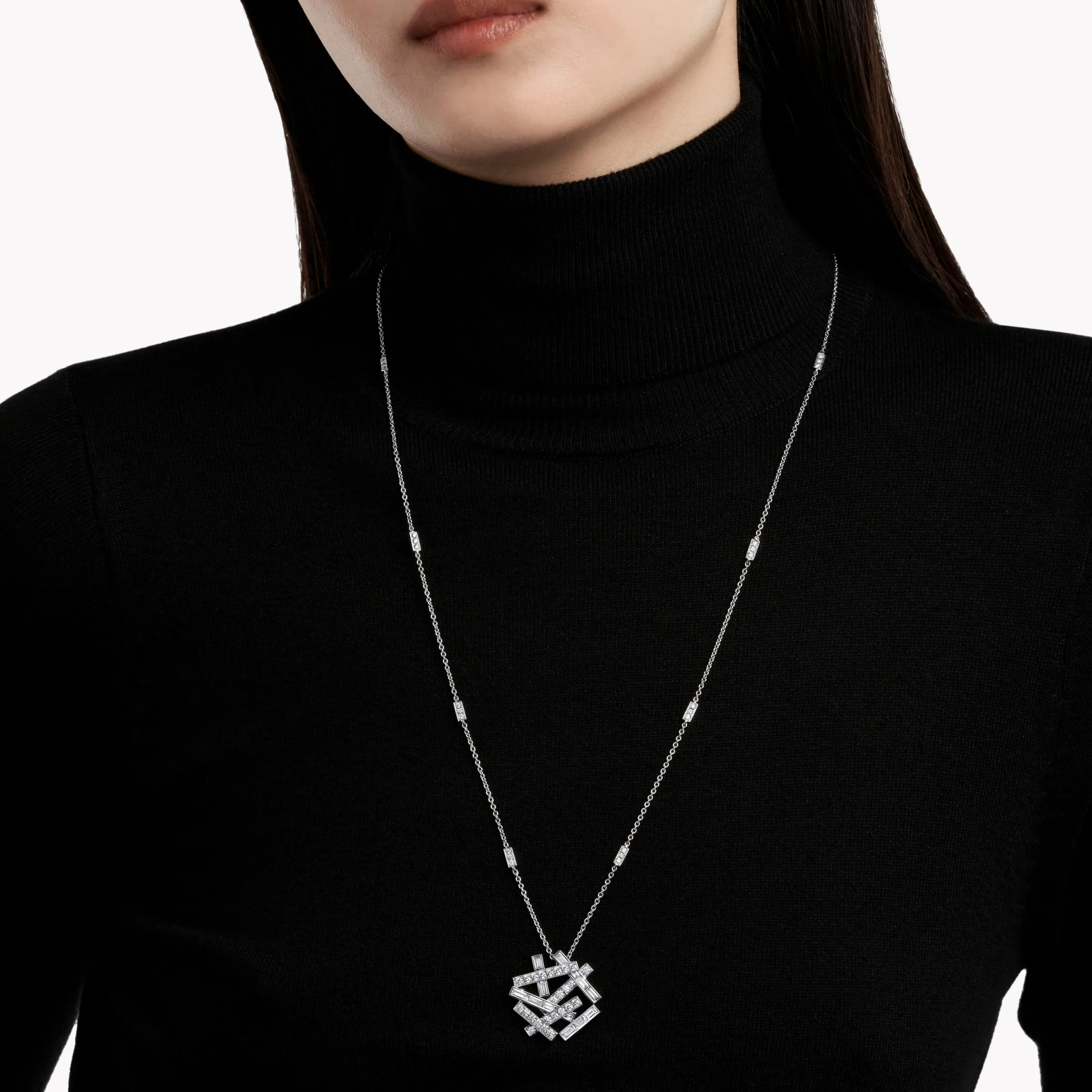Graff Threads Long Diamond Pendant^ Threads|Necklaces & Pendants