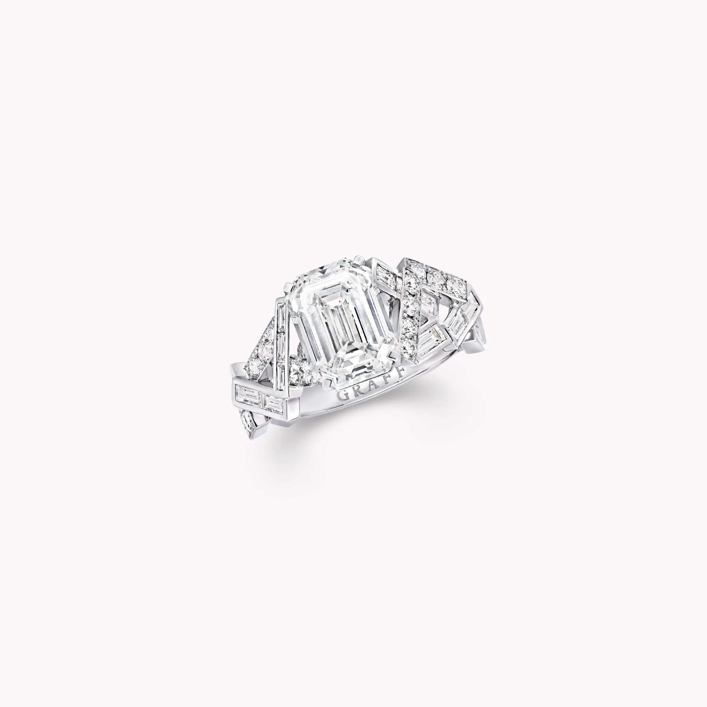 Graff Threads Solitaire Diamond Ring^ White Diamond|Threads