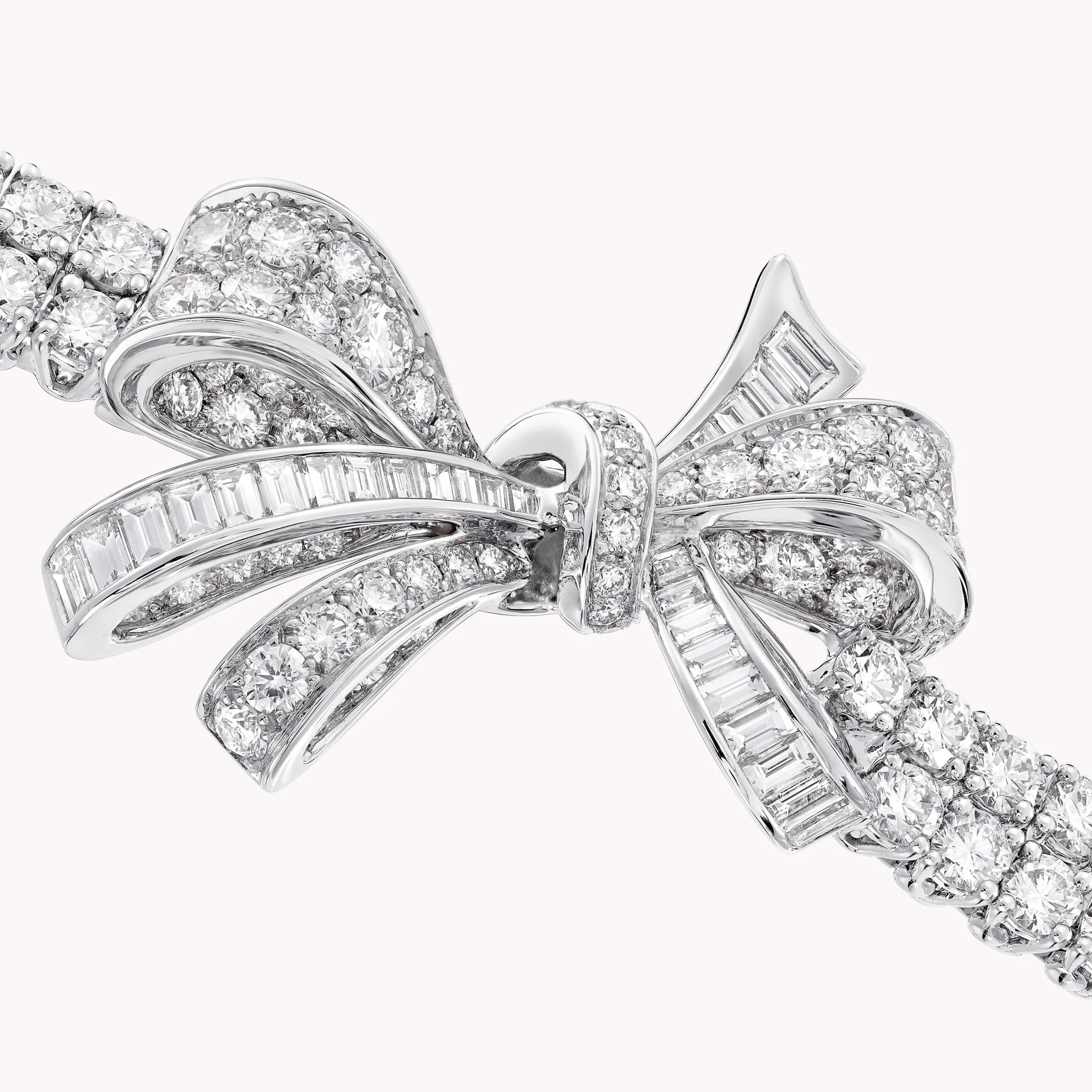 Graff Tilda’s Bow Classic Diamond Double Strand Bracelet^ Bridal Jewelry|White Diamond