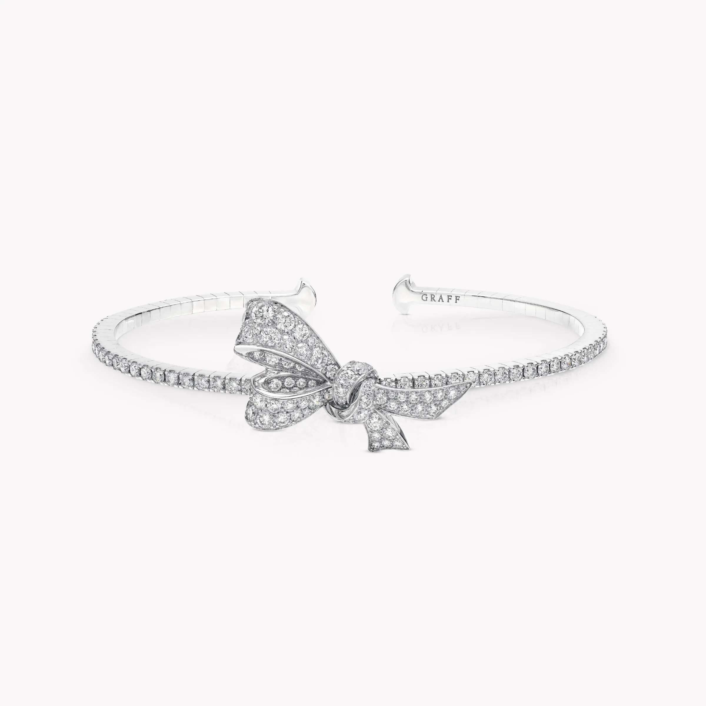 Graff Tilda’s Bow Diamond Bangle^ White Gold|Tilda's Bow