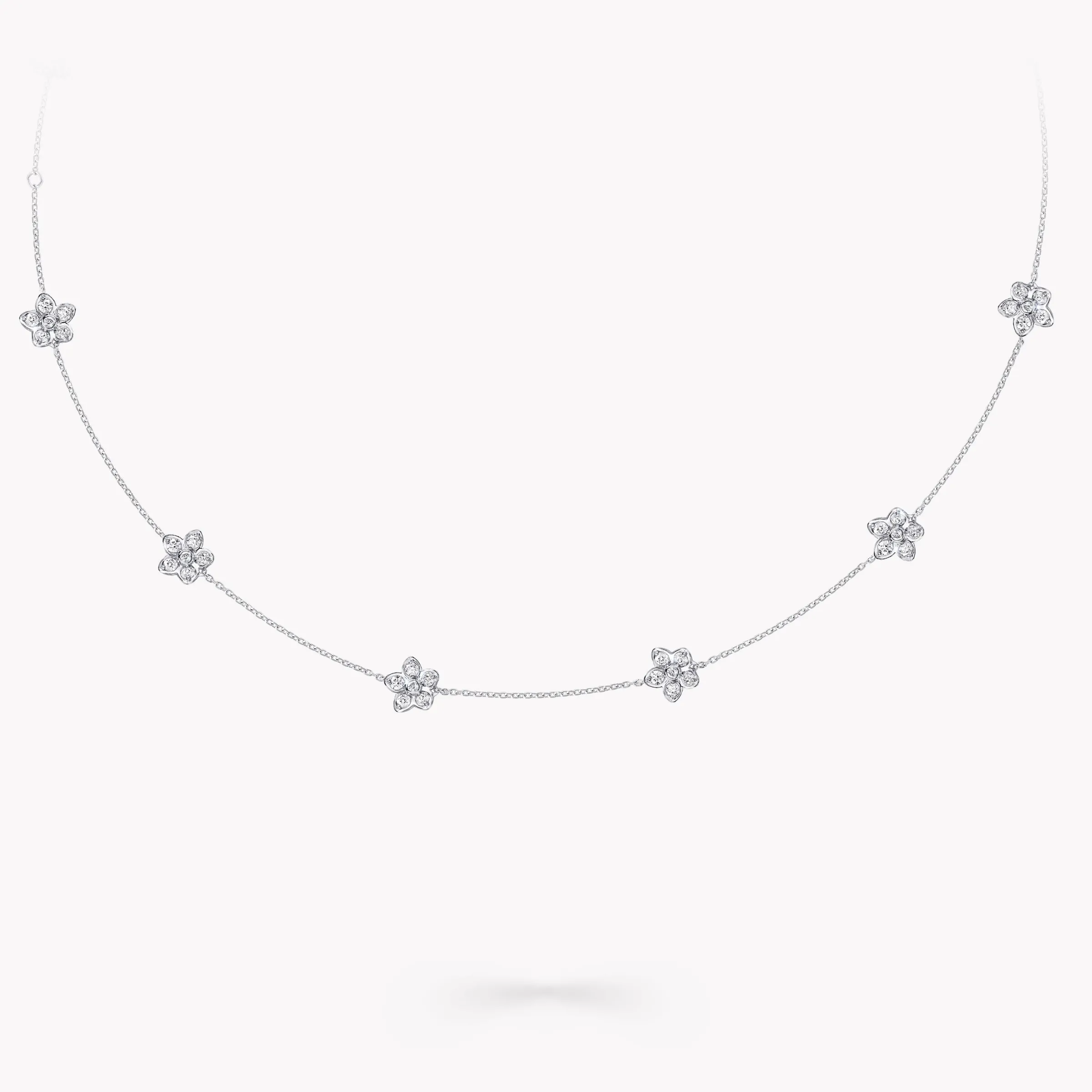 Graff Wild Flower Petite Pavé Diamond Necklace^ Wild Flower|Necklaces & Pendants