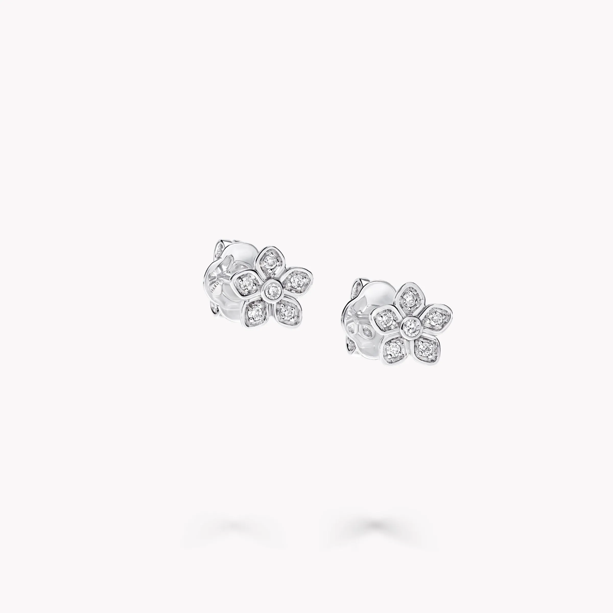 Graff Wild Flower Petite Pavé Diamond Stud Earrings^ Wild Flower|Stud Earrings